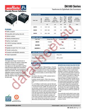 DA101C datasheet  